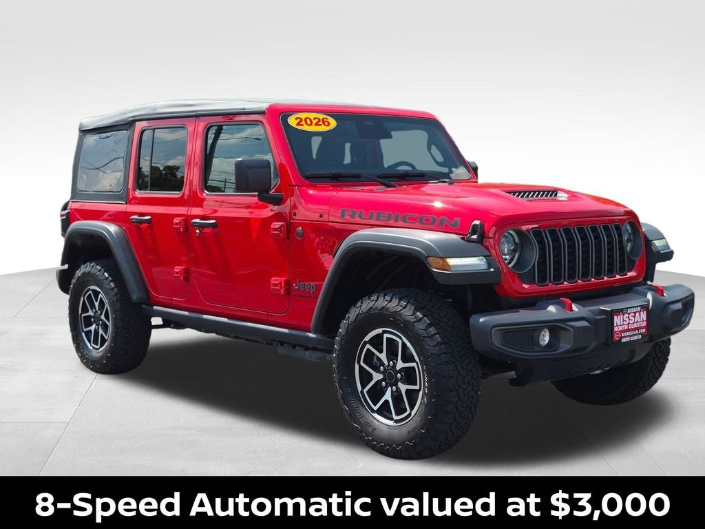 Used 2026 Red Clearcoat Jeep Rubicon image 4