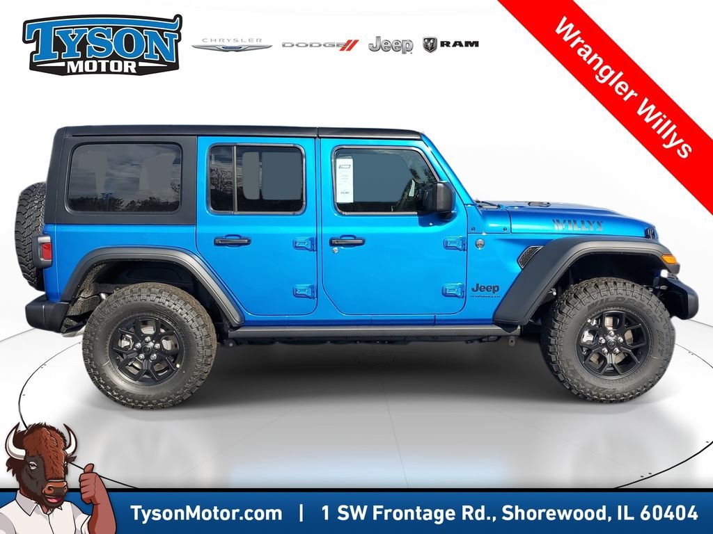New 2026 Hydro Blue Pearlcoat Jeep Willys image 4