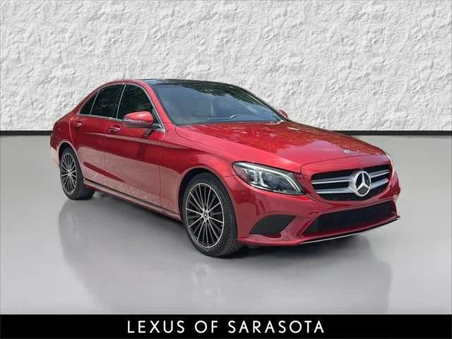 Used 2019 Red Mercedes-Benz C 300 image 1
