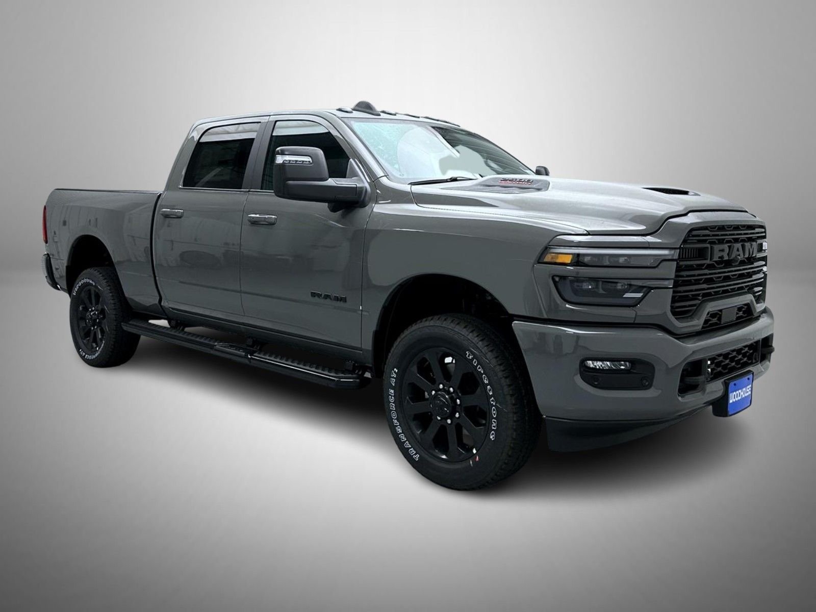 New 2026 Ceramic Gray Clear-Coat Exterior Paint RAM Laramie image 3