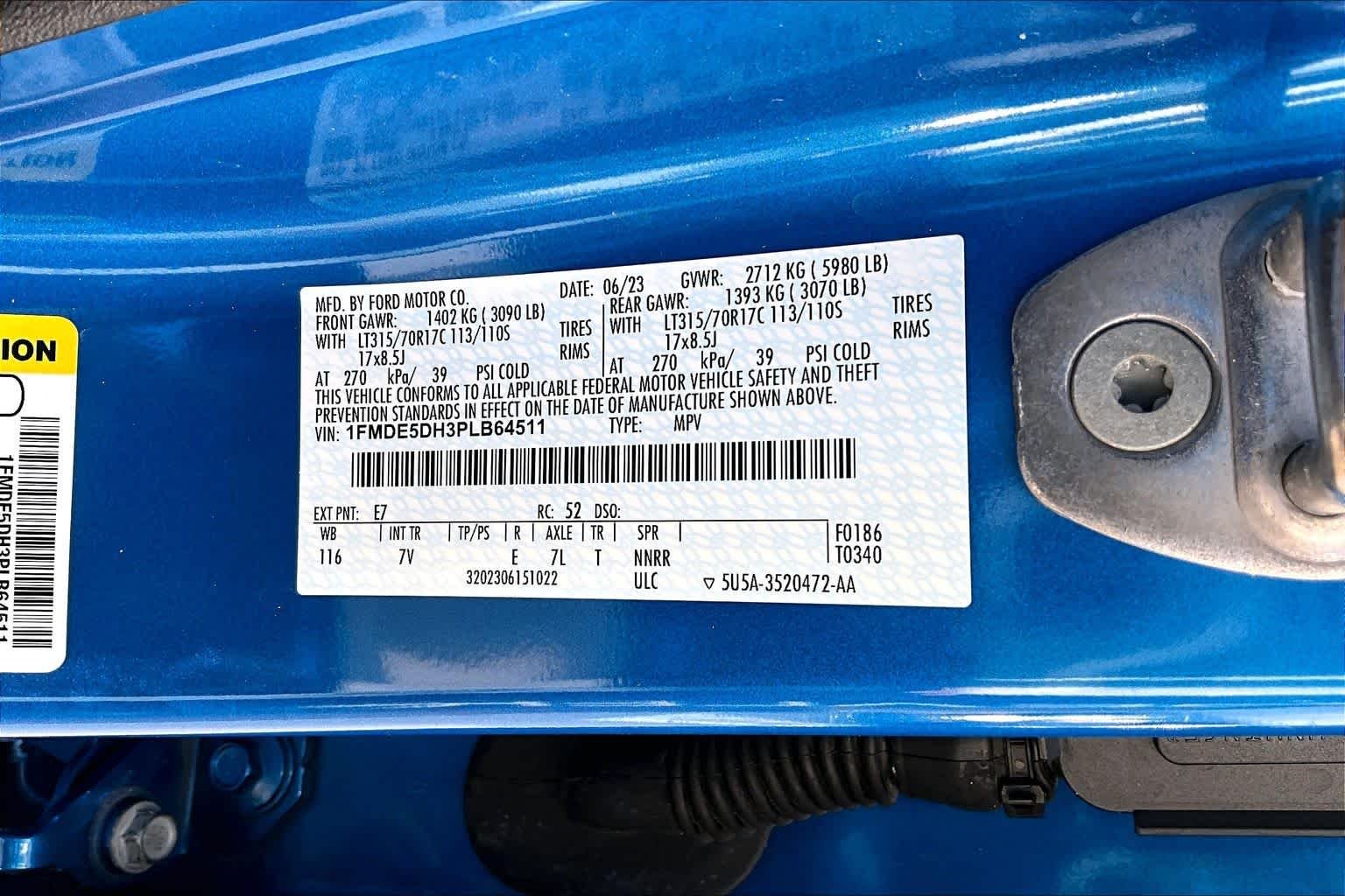 Used 2023 Velocity Blue Metallic Ford Outer Banks image 32