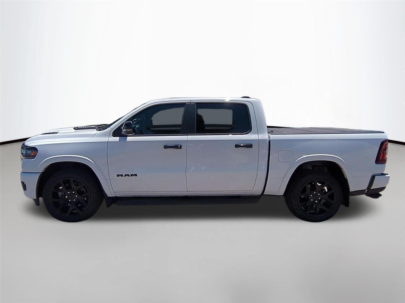 Used 2025 BRIGHT WHITE CLEARCOAT DODGE LARAM image 2