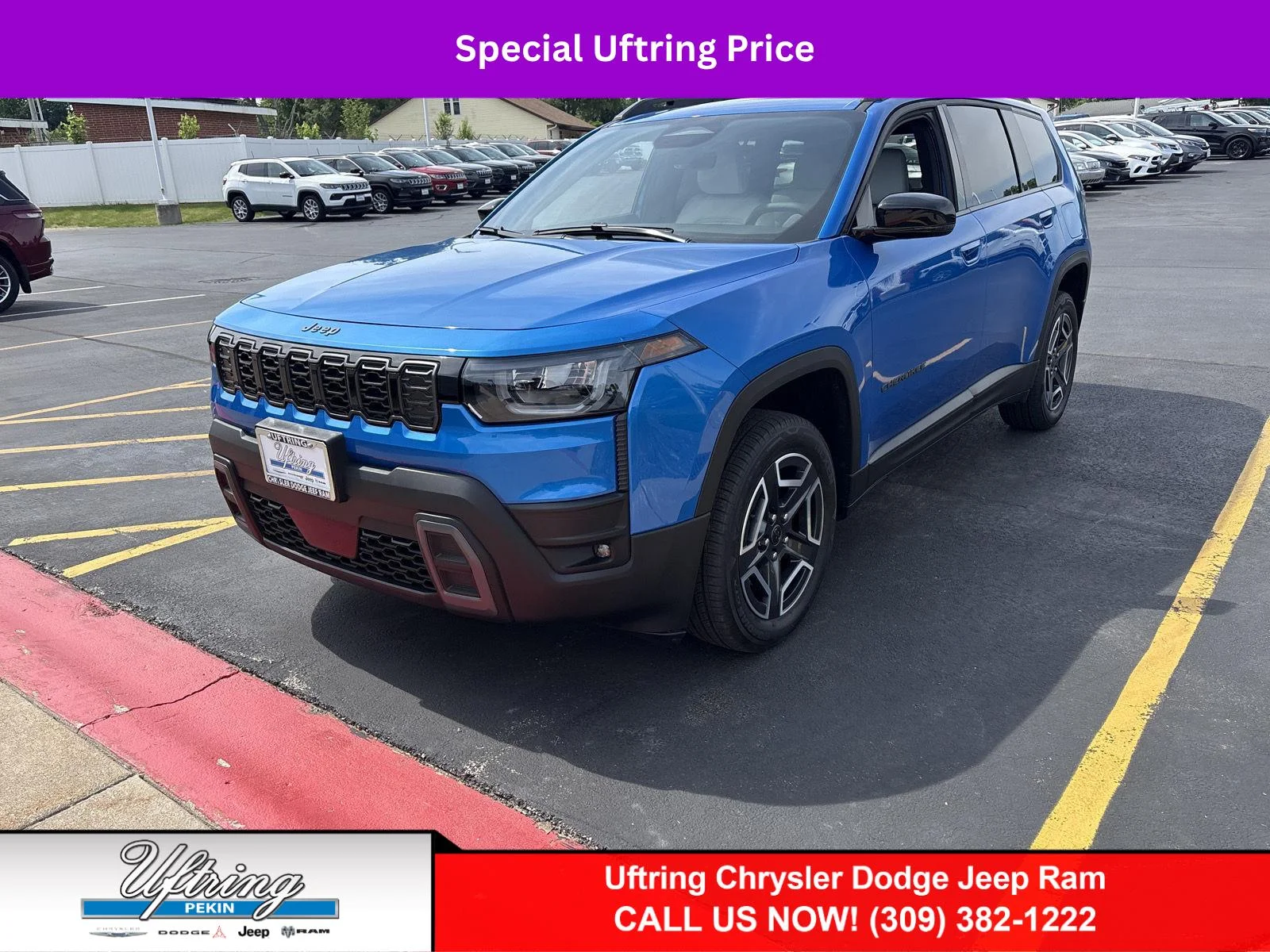New 2026 Hydro Blue Pearlcoat Jeep Limited image 1
