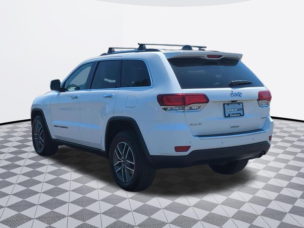 Used 2020 Bright White Clearcoat Jeep Limited image 3