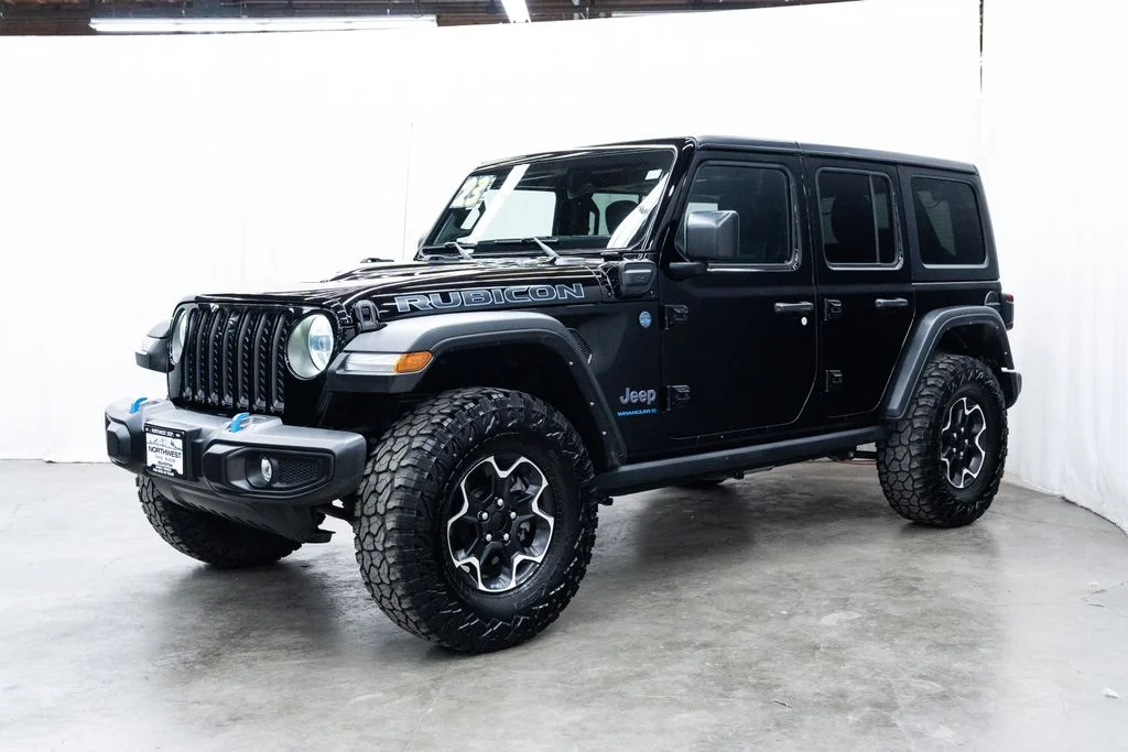 Used 2023 Black Jeep Rubicon 4xe image 3