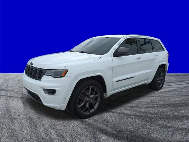 Certified Used 2021 Bright White Clearcoat Jeep Limited image 8