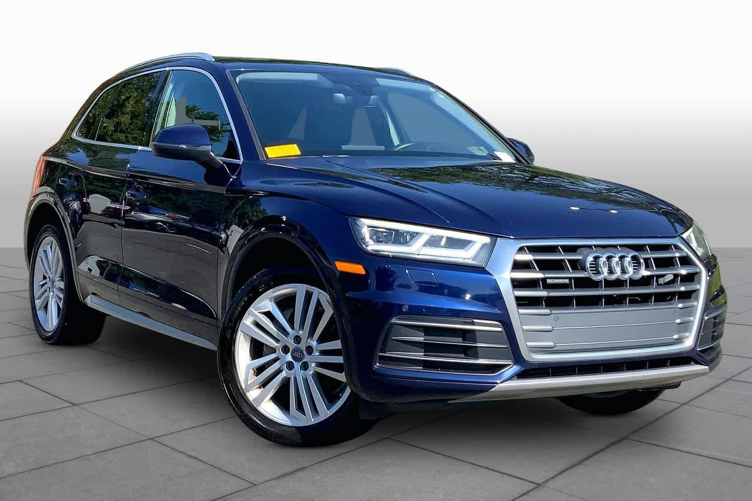 Used 2018 Moonlight Blue Metallic Audi Premium Plus image 3