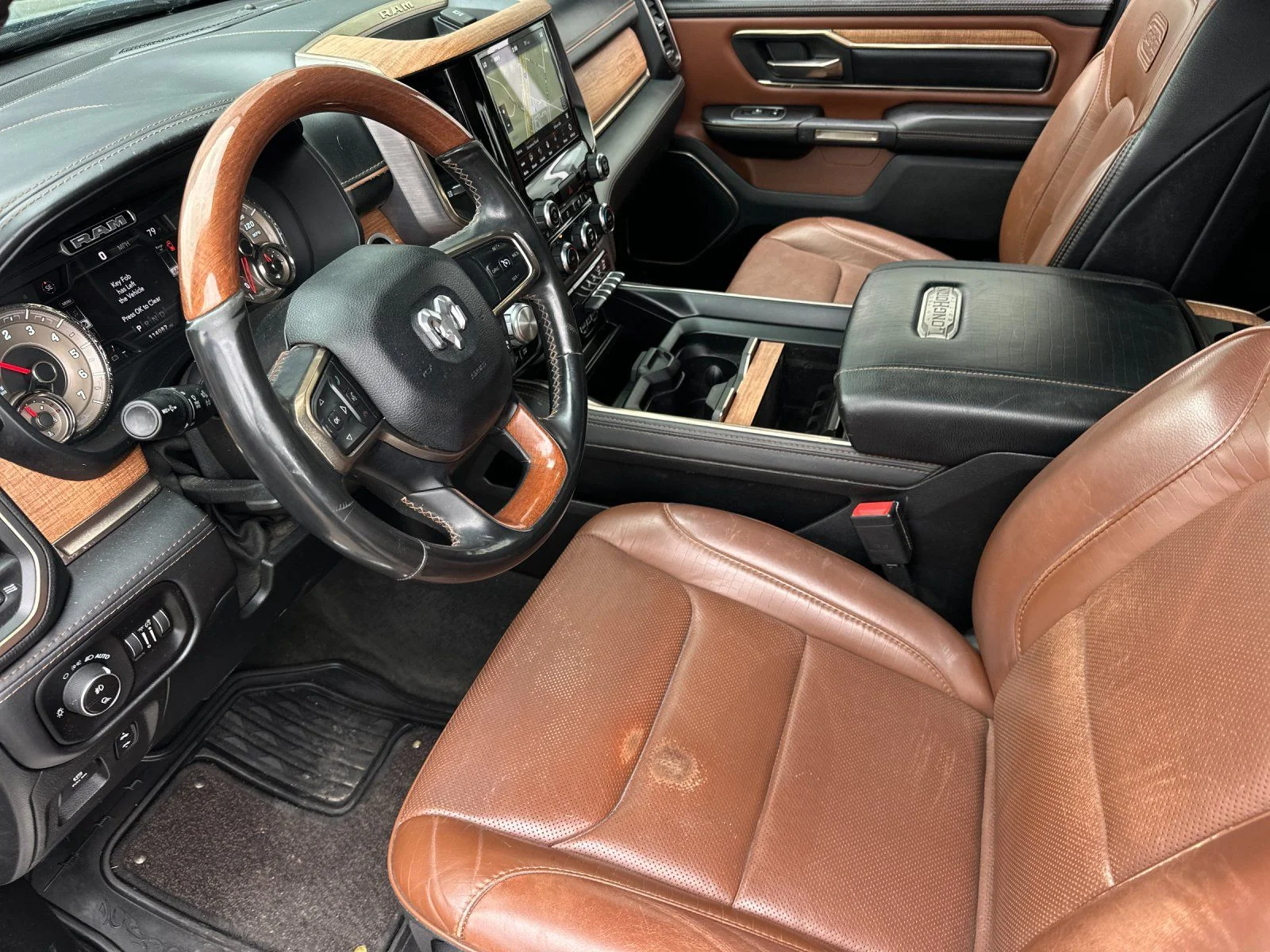 Used 2021 Patriot Blue Pearlcoat Ram Laramie Longhorn image 9