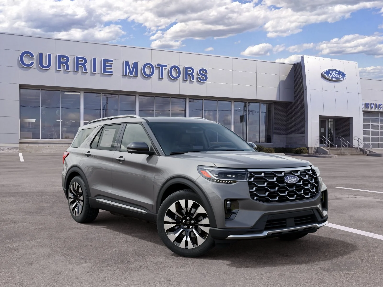 New 2027 Carbonized Gray Metallic Ford Platinum image 4