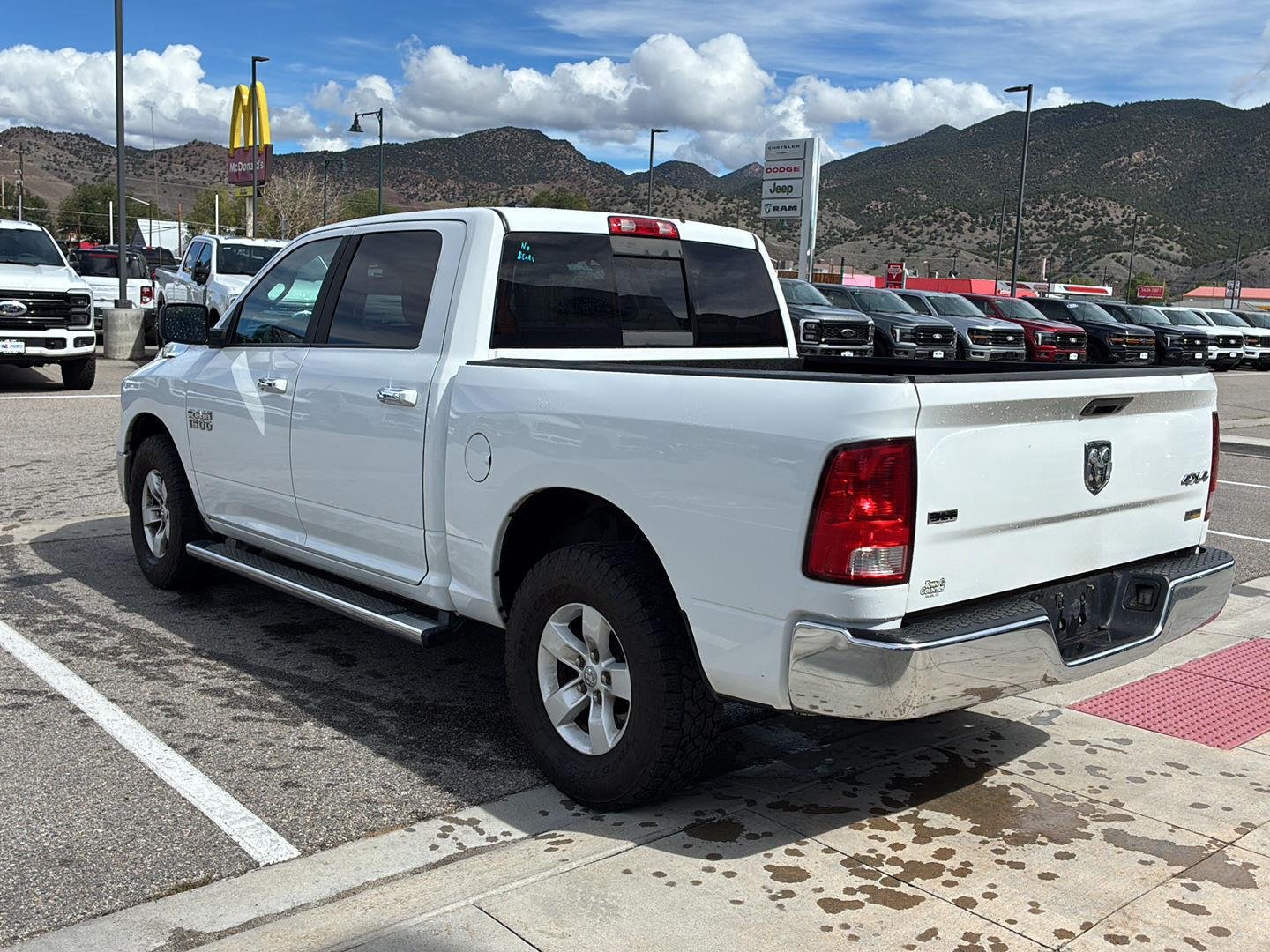 Used 2015 Bright White Clearcoat Ram SLT image 4