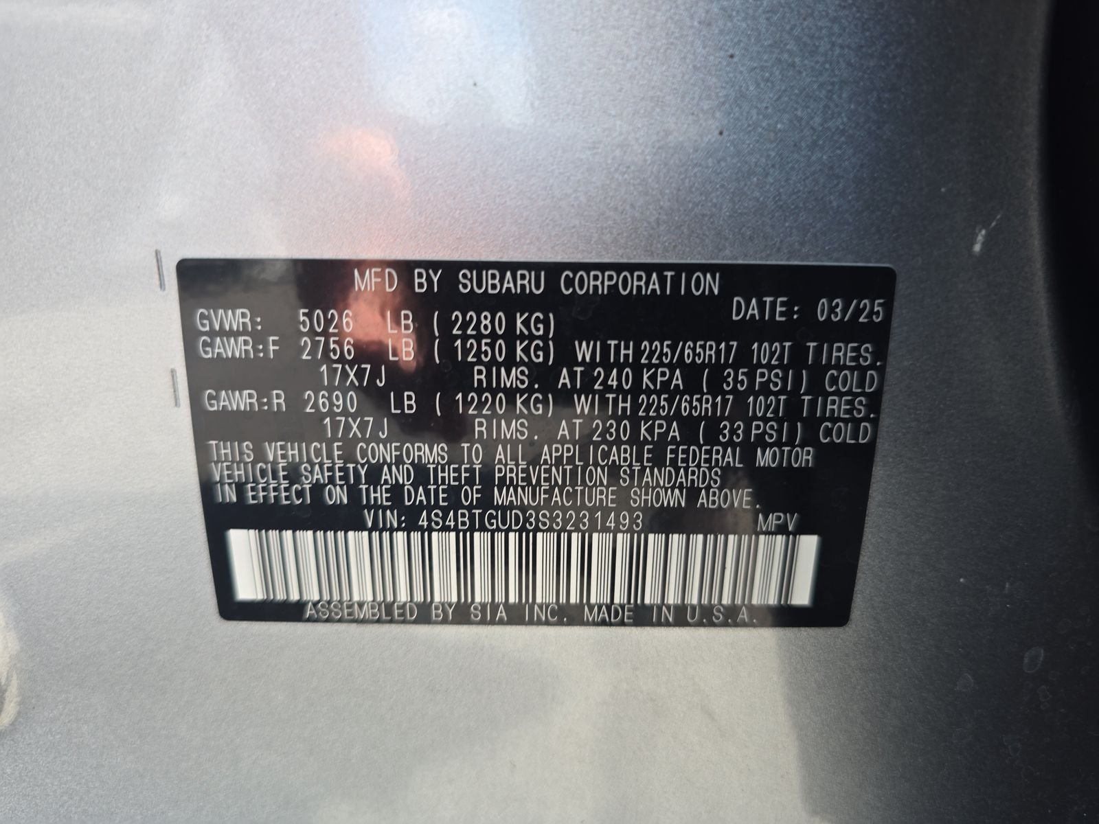 Used 2025 Silver Subaru Wilderness image 32
