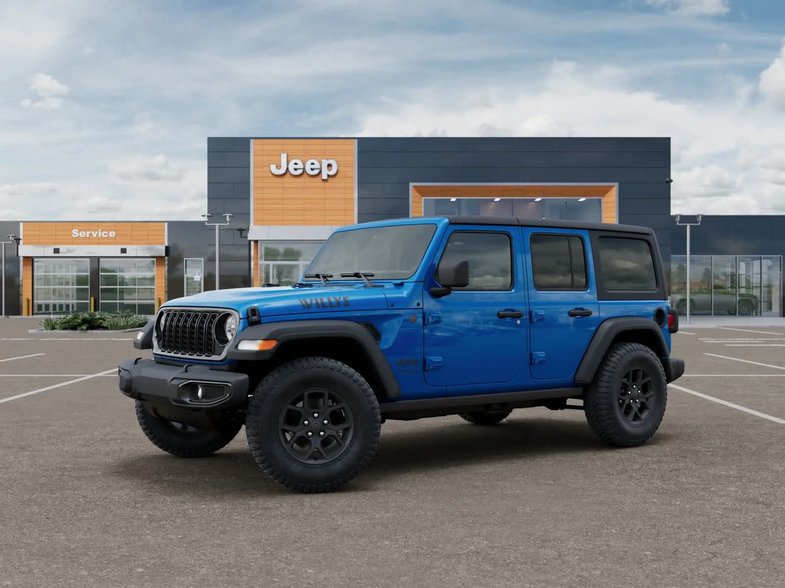 New 2026 Hydro Blue Pearlcoat Jeep Willys image 2