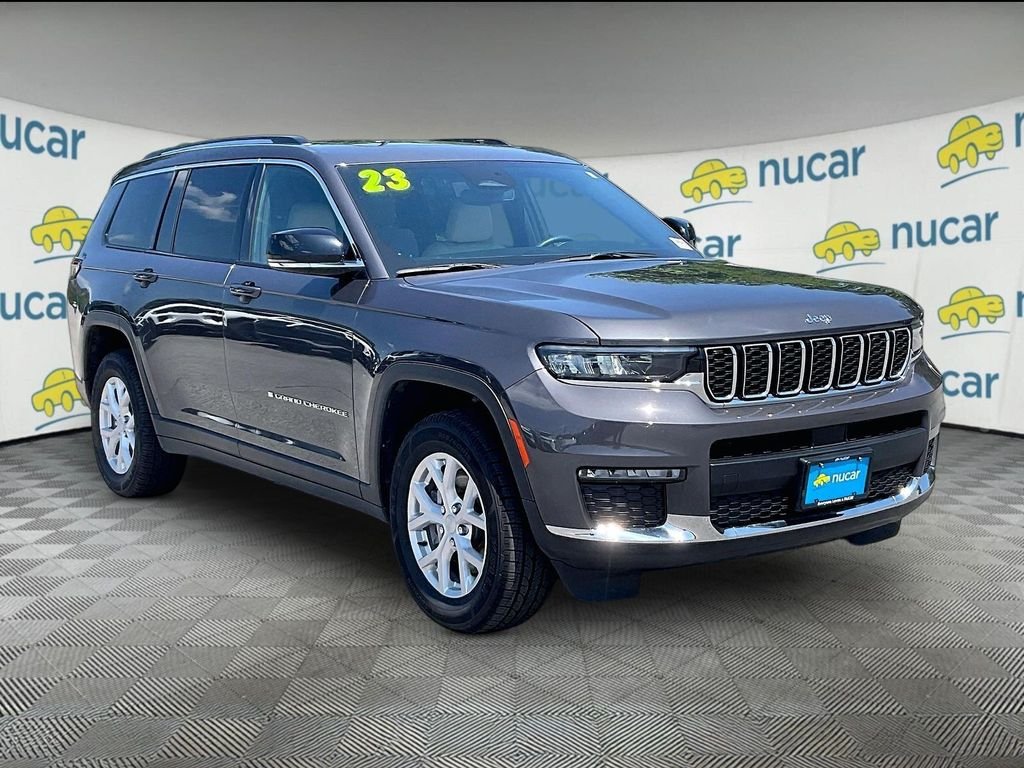 Used 2023 Baltic Gray Metallic Clearcoat Jeep Limited image 1
