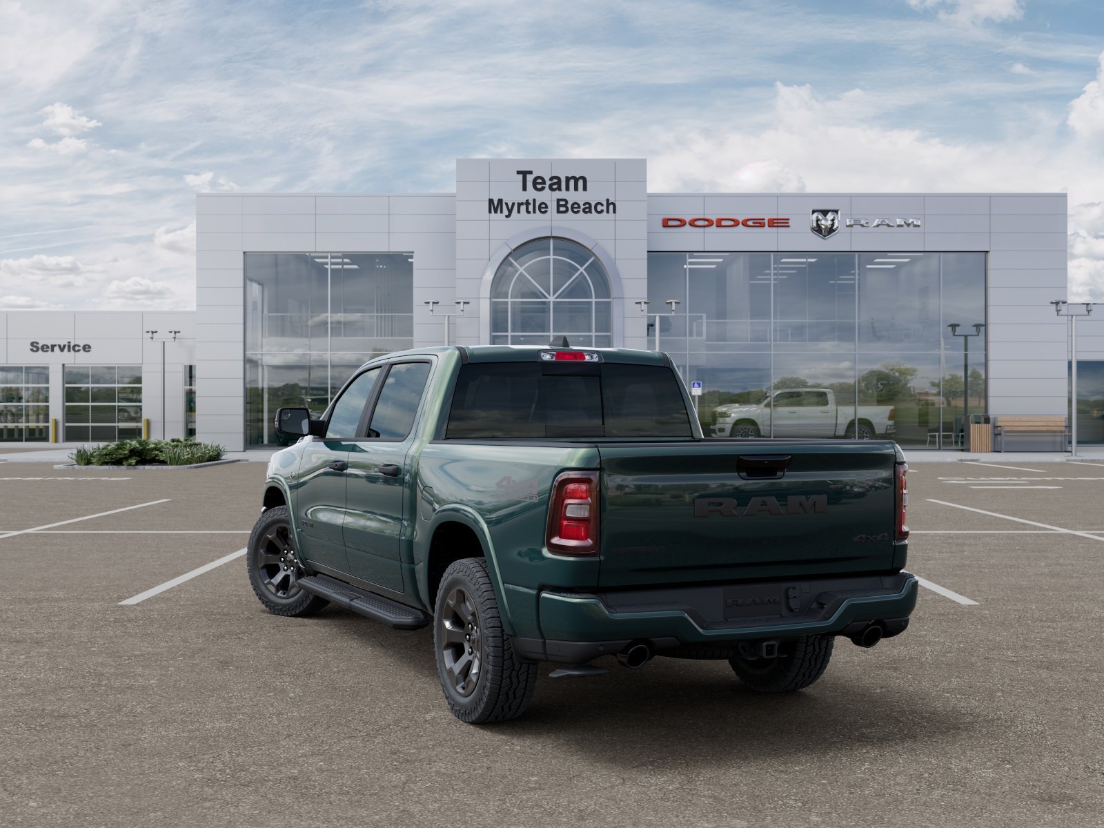 New 2026 Serrano-Green Metallic Exterior Paint RAM Big Horn/Lone Star image 30