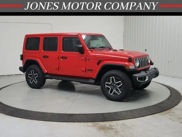 New 2026 Firecracker Red Clear-Coat Exterior Paint Jeep Sahara image 1