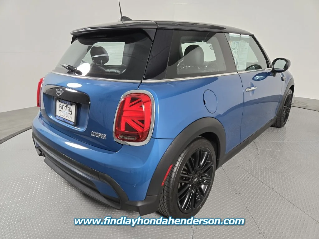 Used 2022 Island Blue Metallic MINI Oxford Edition image 6