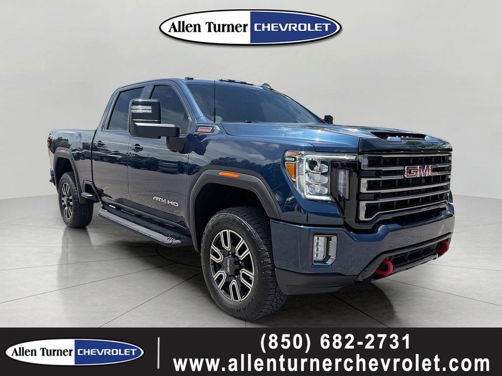 Used 2023 Blue GMC AT4 image 1