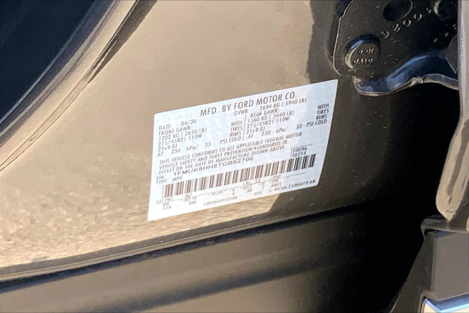 New 2026 Carbonized Gray Metallic Ford Platinum™ image 21