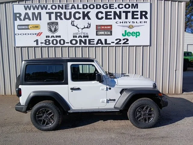 New 2026 Bright White Clear-Coat Exterior Paint Jeep Sport S image 2