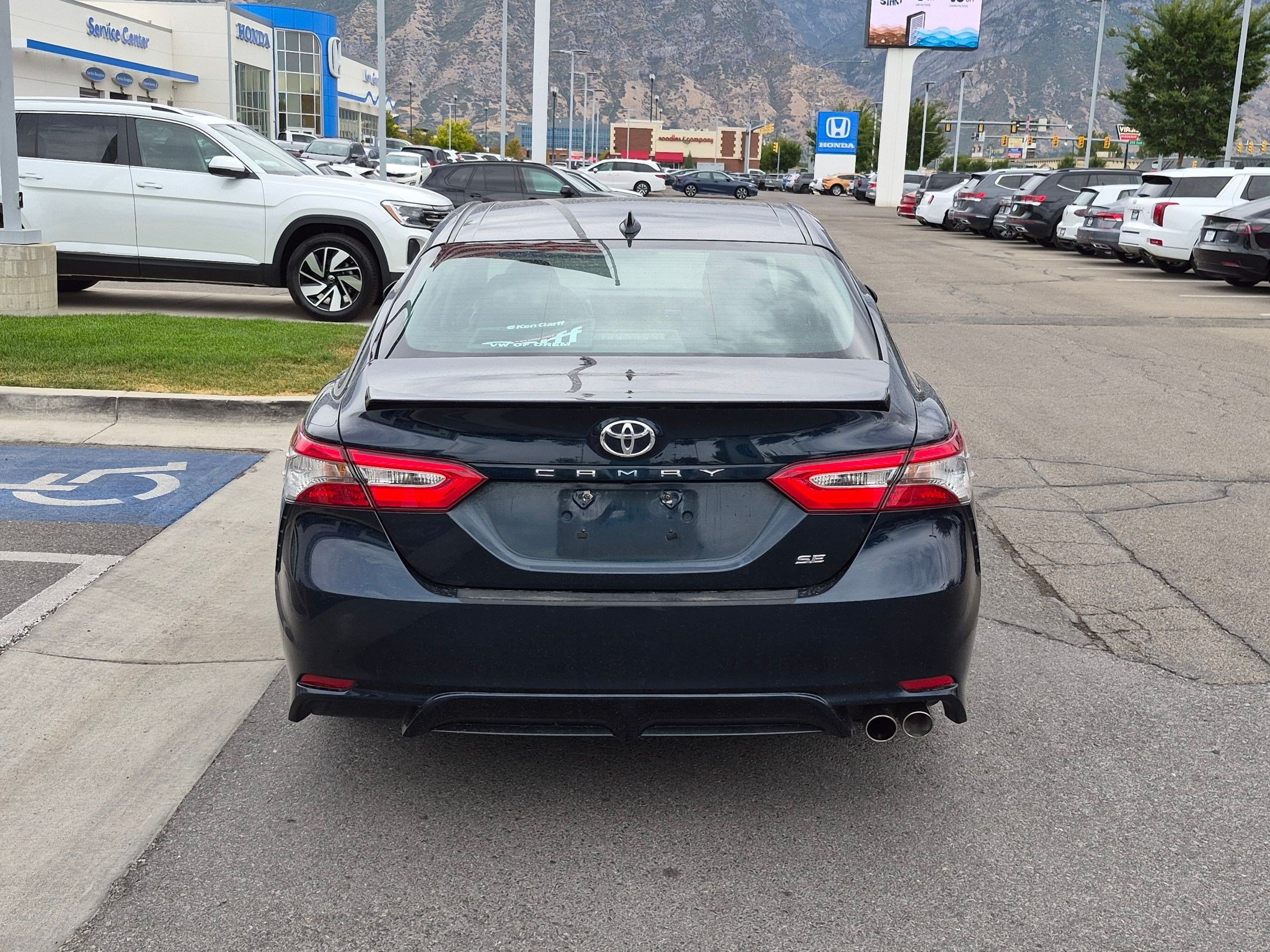Used 2019 Galactic Aqua Mica Toyota SE image 4