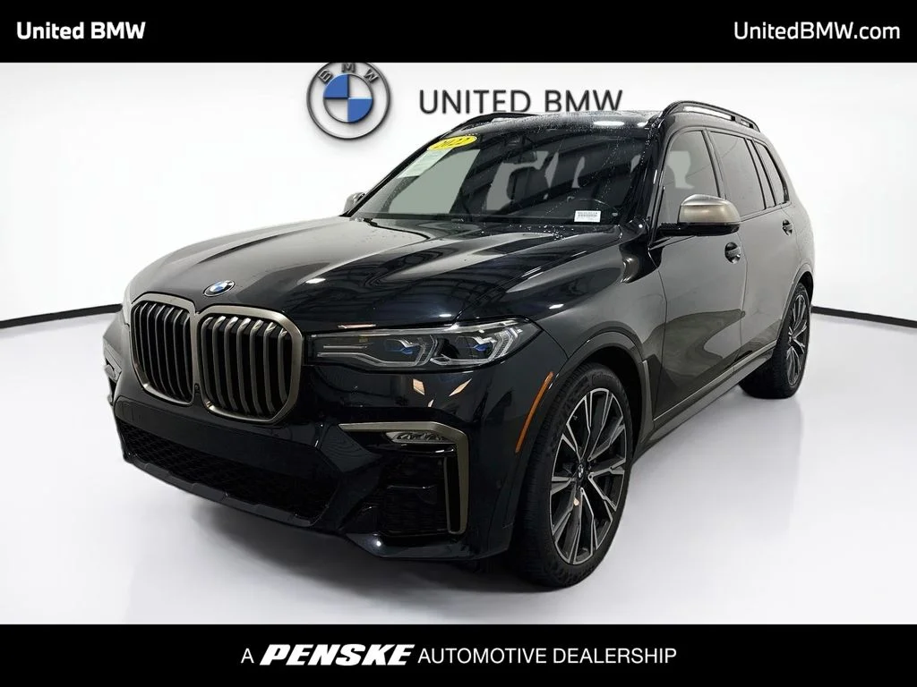 Used 2022 Black Sapphire Metallic BMW M50i image 1