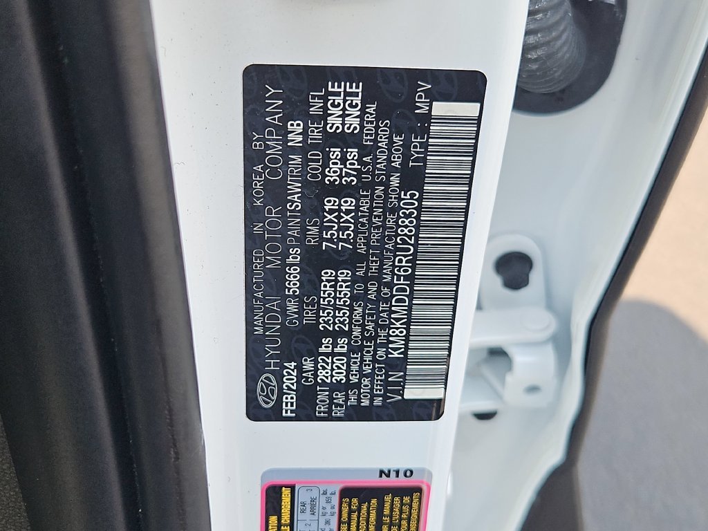 Used 2024 Atlas White Hyundai SE image 32