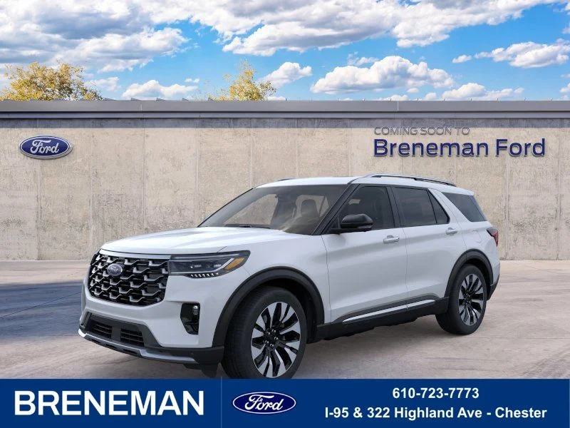 New 2026 Space White Metallic Ford Platinum™ image 1