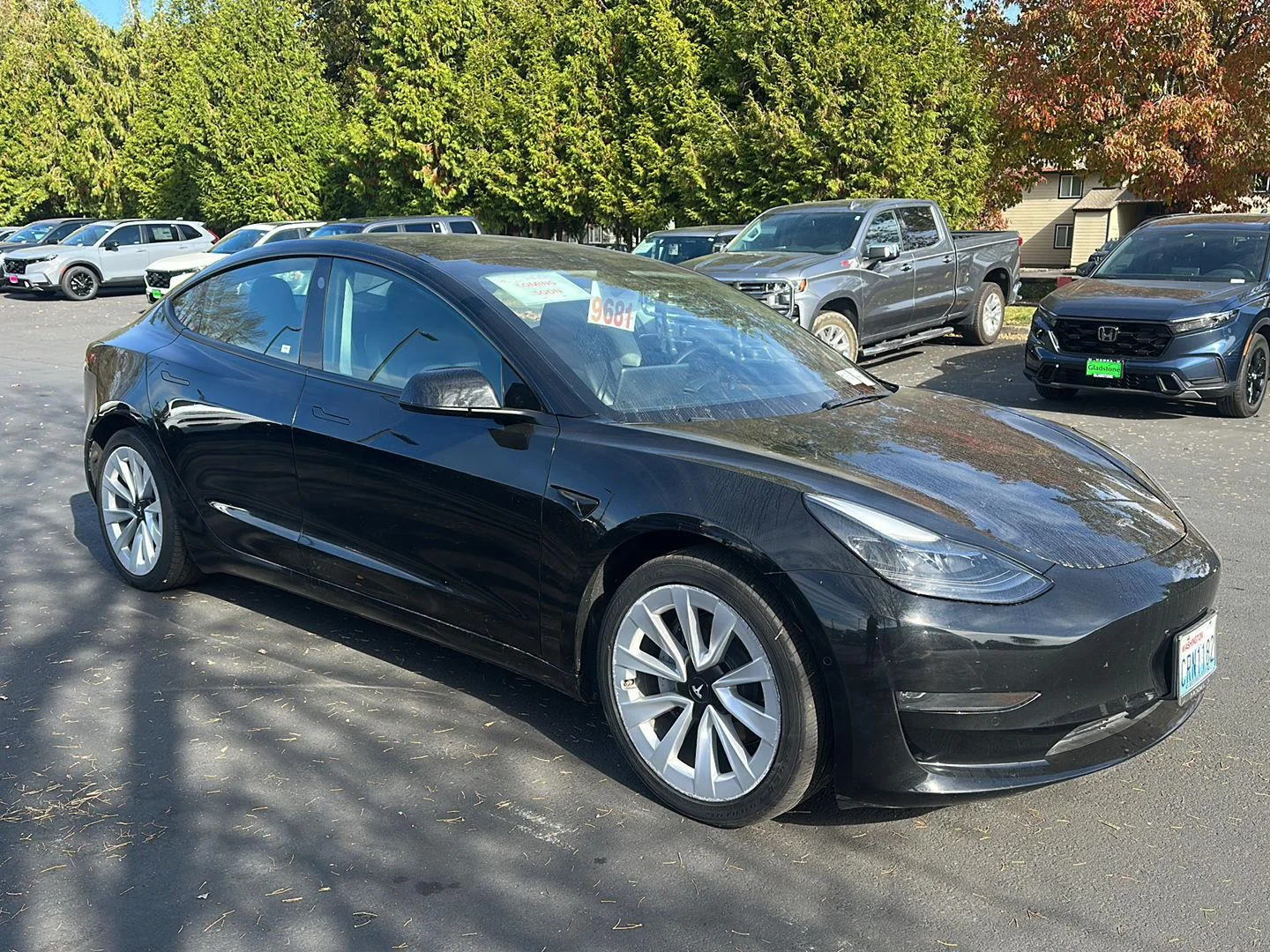 Used 2021 Solid Black Tesla Long Range image 6