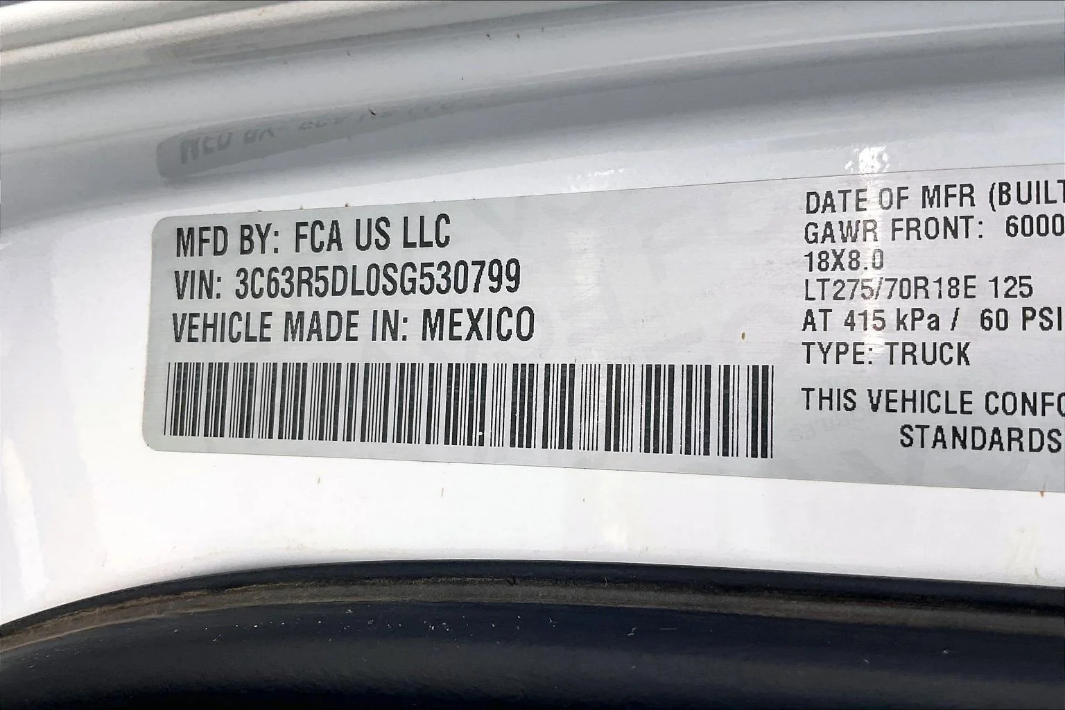 Used 2025 Bright White Clearcoat Ram Big Horn image 33
