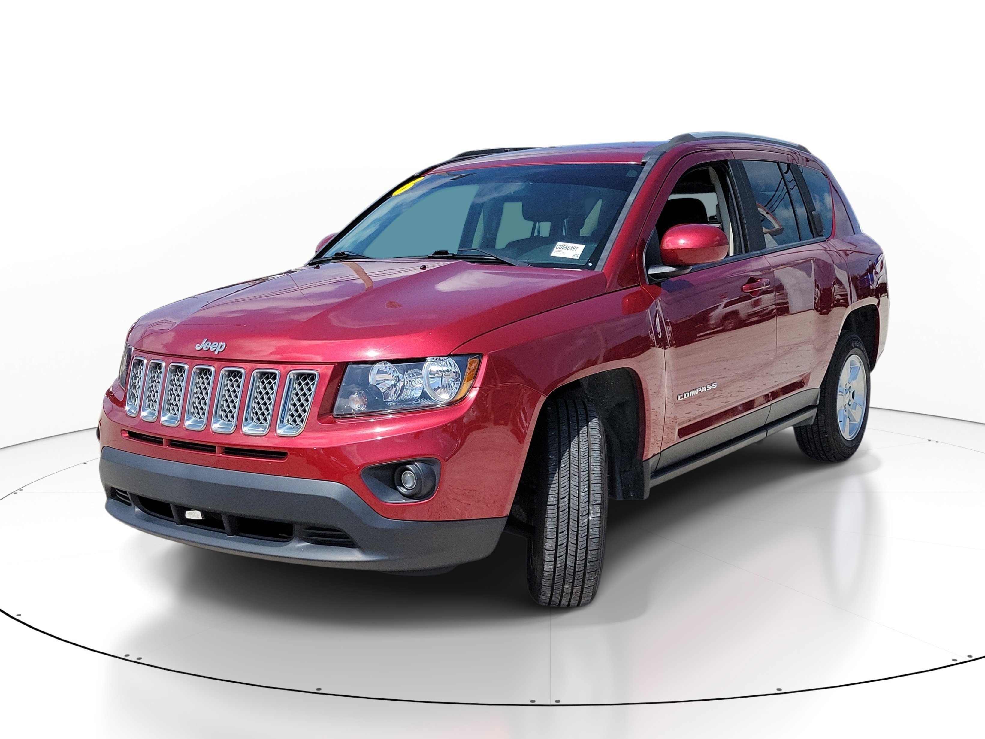 Used 2016 Deep Cherry Red Crystal Pearlcoat Jeep Latitude image 3