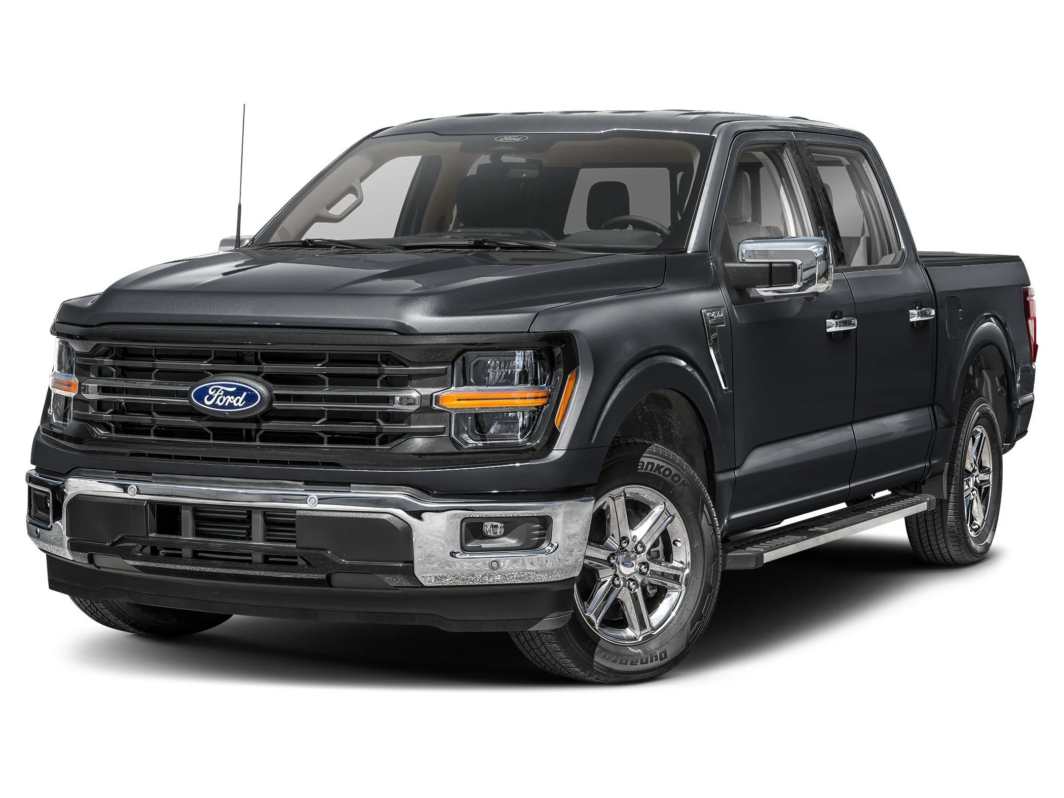 Used 2025 Agate Black Metallic Ford XLT 4x4 SuperCrew Cab 5.5 ft. box 145 in. WB image 1