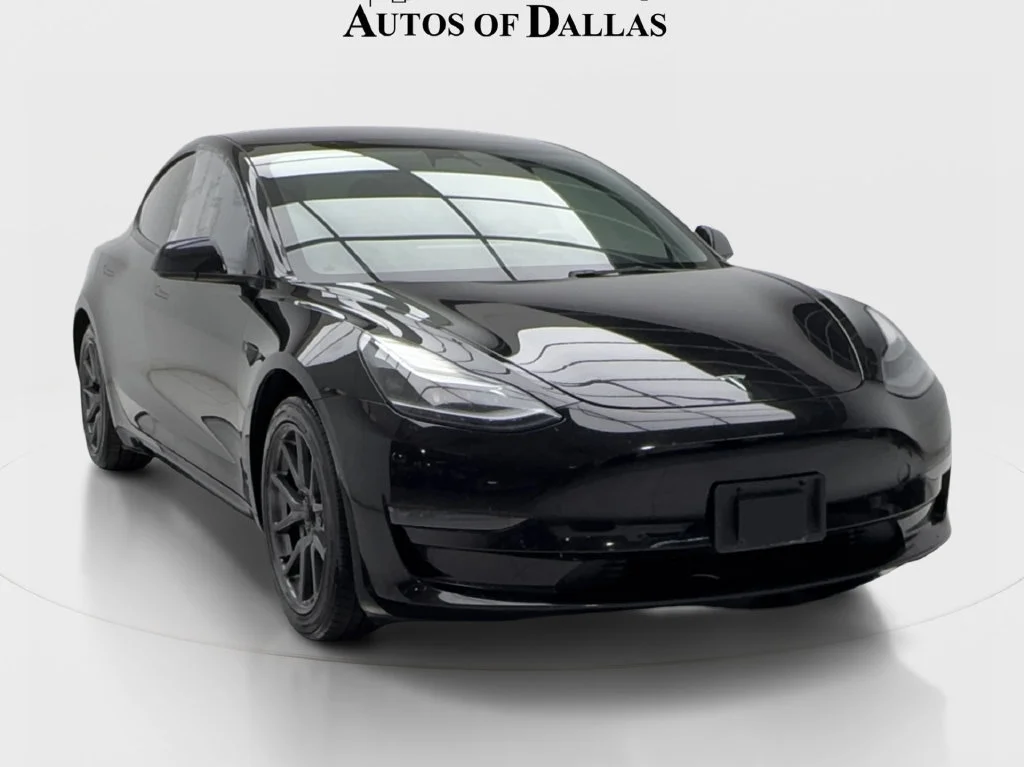 Used 2022 Black Tesla Base image 3