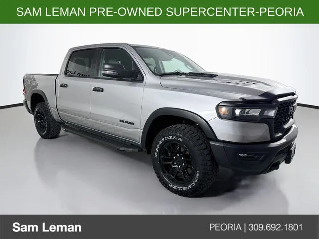 Rammer.スカル.silver.シルバー.トップ.ルード Pre-Owned 2025 Ram 1500 Rebel Crew Cab 4X4 4D Crew Cab in Central