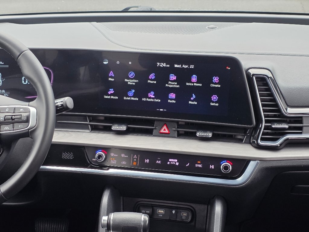 Used 2023 Ebony Black Kia X-Line image 3