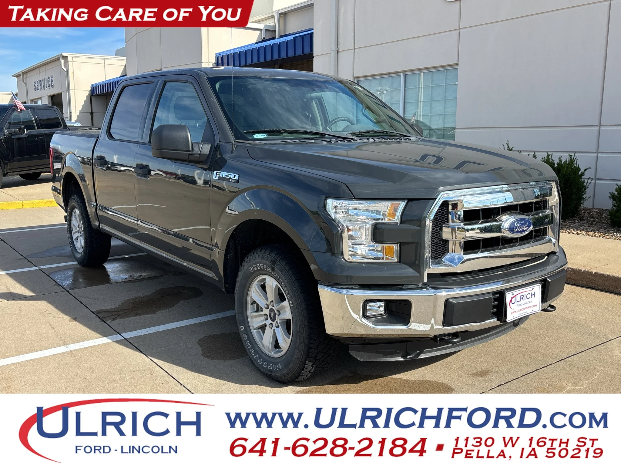 Used 2017 Lithium Gray Ford XLT image 1