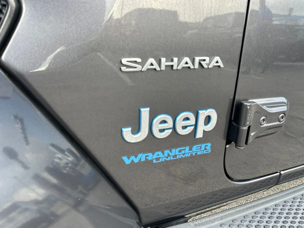 Used 2022 Gray Jeep Unlimited Sahara 4xe image 20