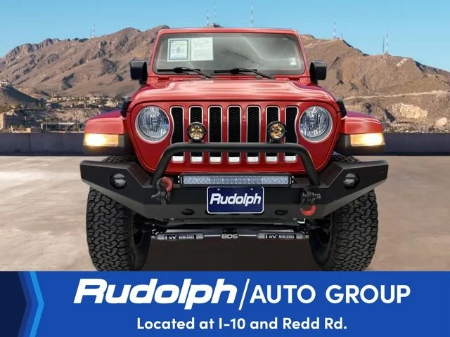 Used 2019 Red Jeep Unlimited Sahara image 8