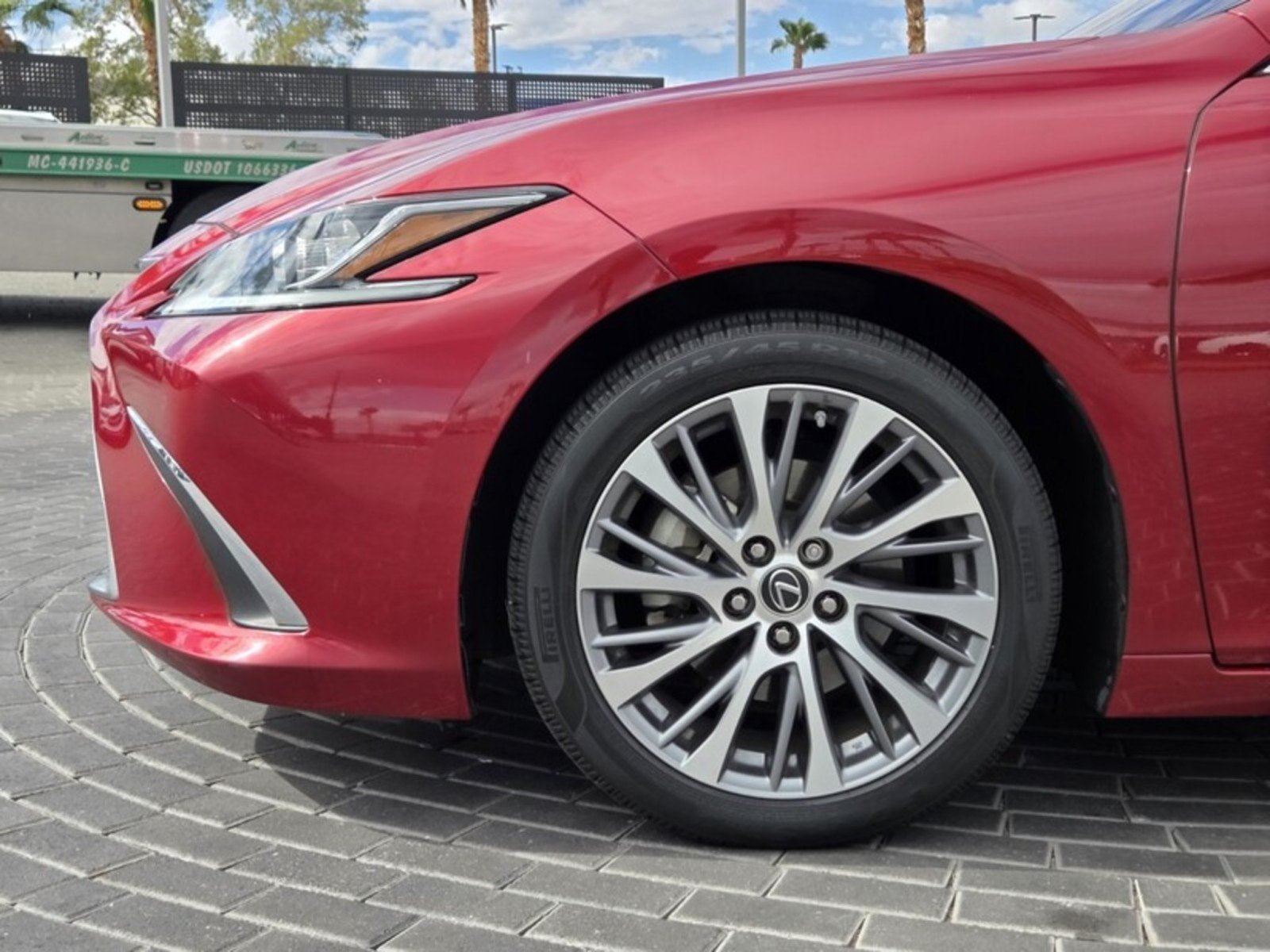 Used 2021 Matador Red Mica Lexus ES 350 image 12
