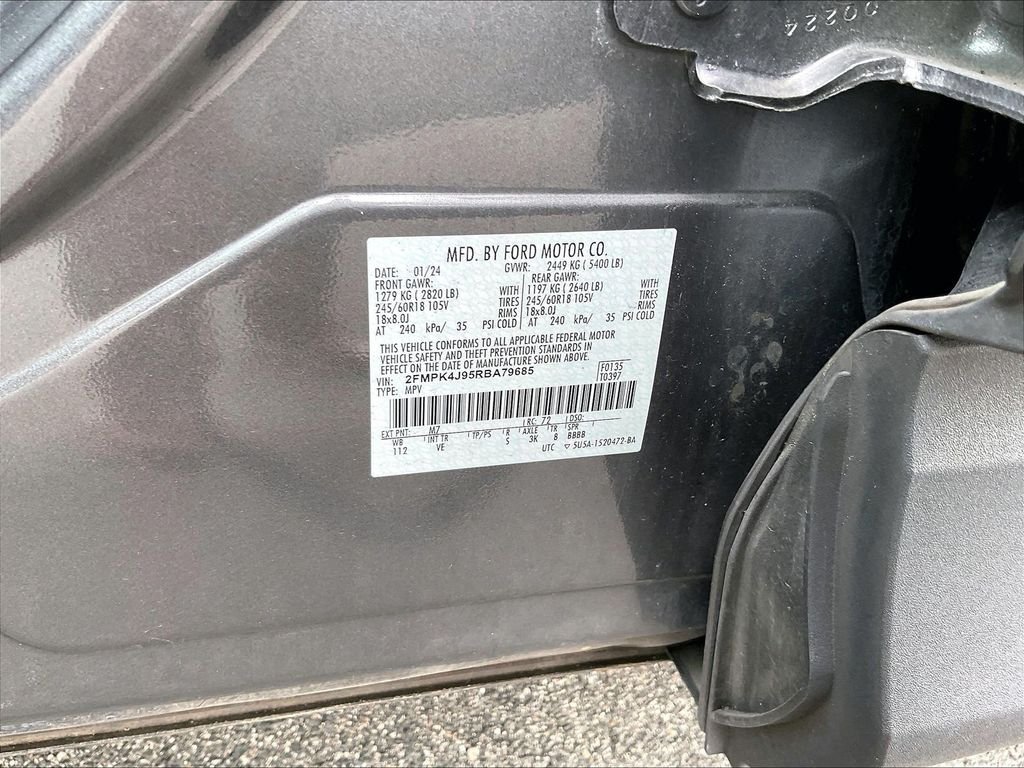 Used 2024 Gray Metallic Ford SEL image 32