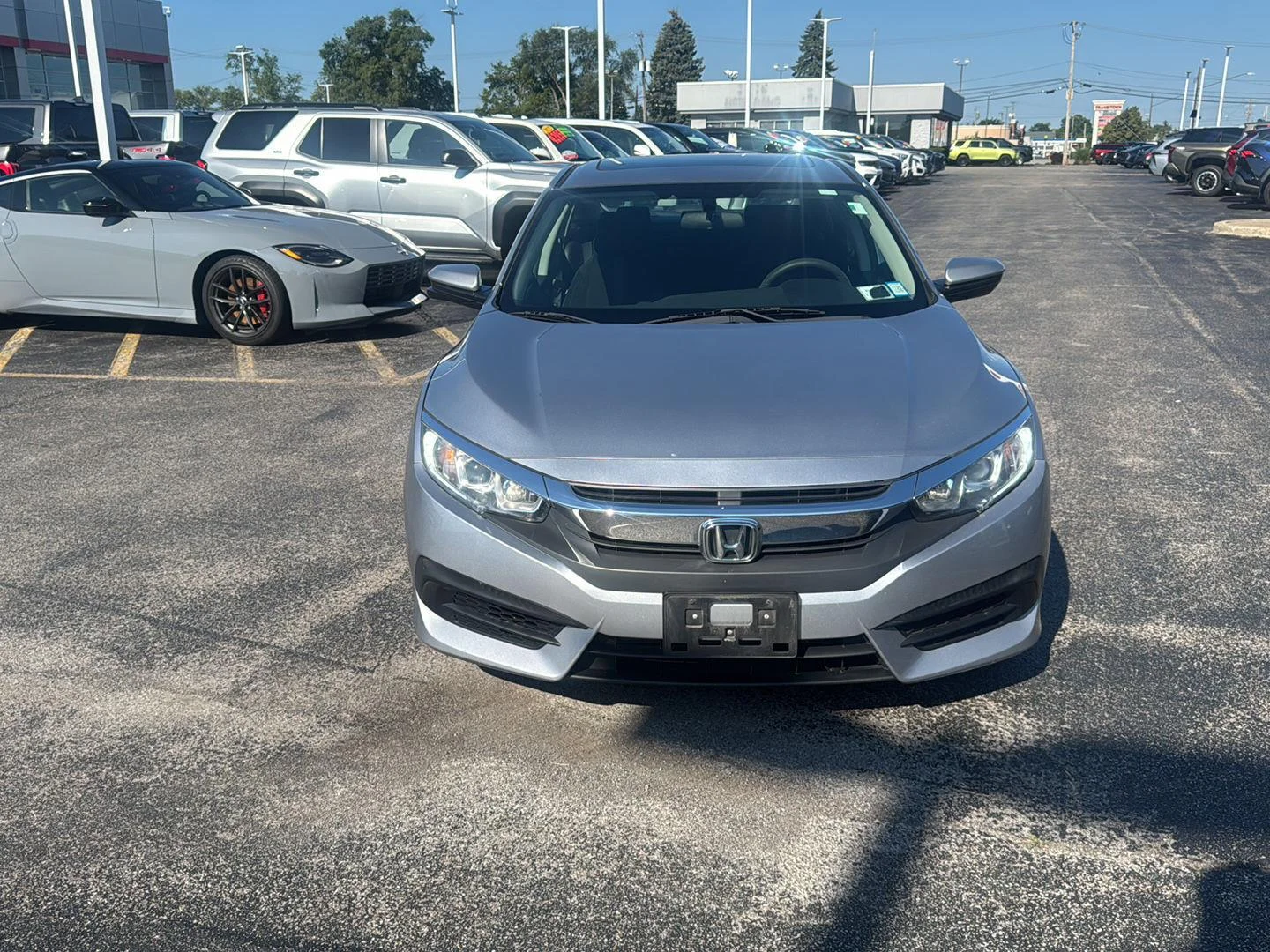 Used 2016 Lunar Silver Metallic Honda EX image 2