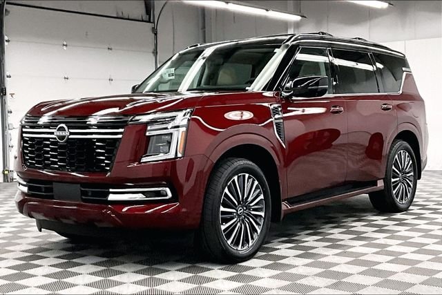 New 2026 Coulis Red Pearl/Super Black Nissan Platinum Reserve image 2