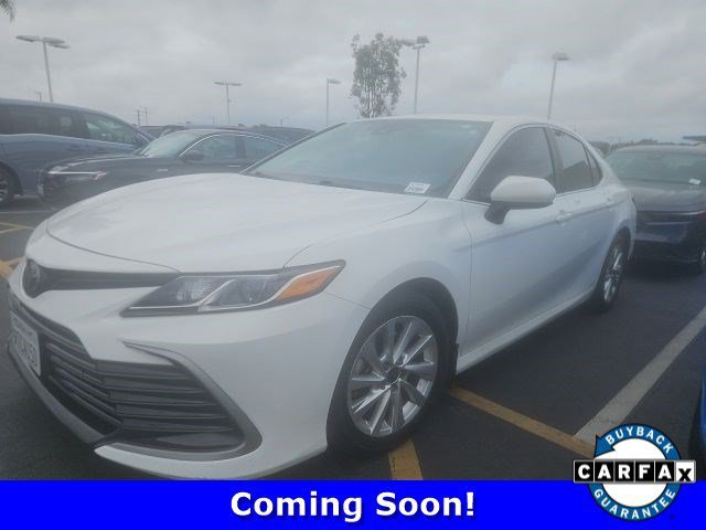 Used 2023 White Toyota LE image 1