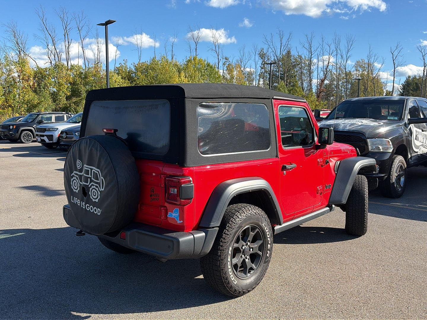 Used 2022 Firecracker Red Clearcoat Jeep Willys image 2