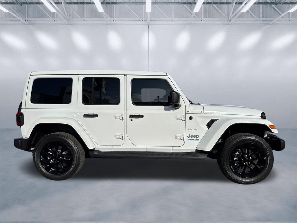 Certified Used 2022 White Jeep Unlimited Sahara 4xe image 3
