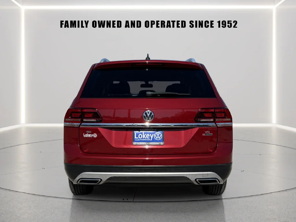 Used 2019 Red Volkswagen 3.6L V6 SE image 4