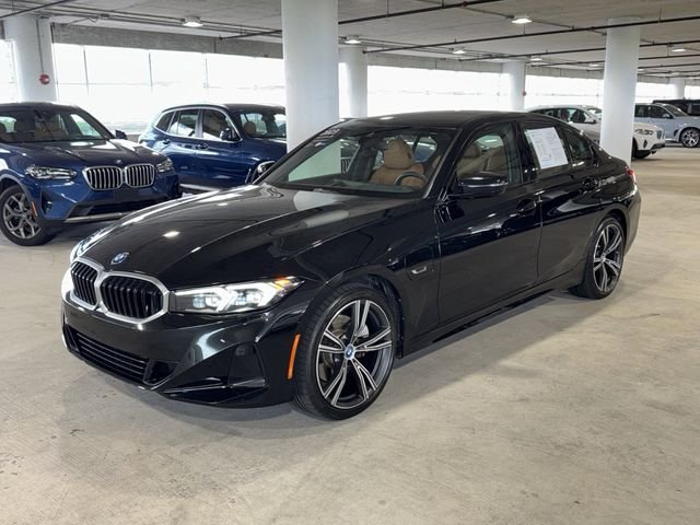 Certified Used 2023 Black Sapphire Metallic BMW 330e iPerformance image 4