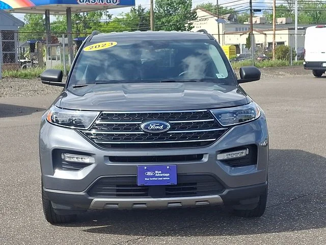 Certified Used 2023 Carbonized Gray Metallic Ford XLT image 2