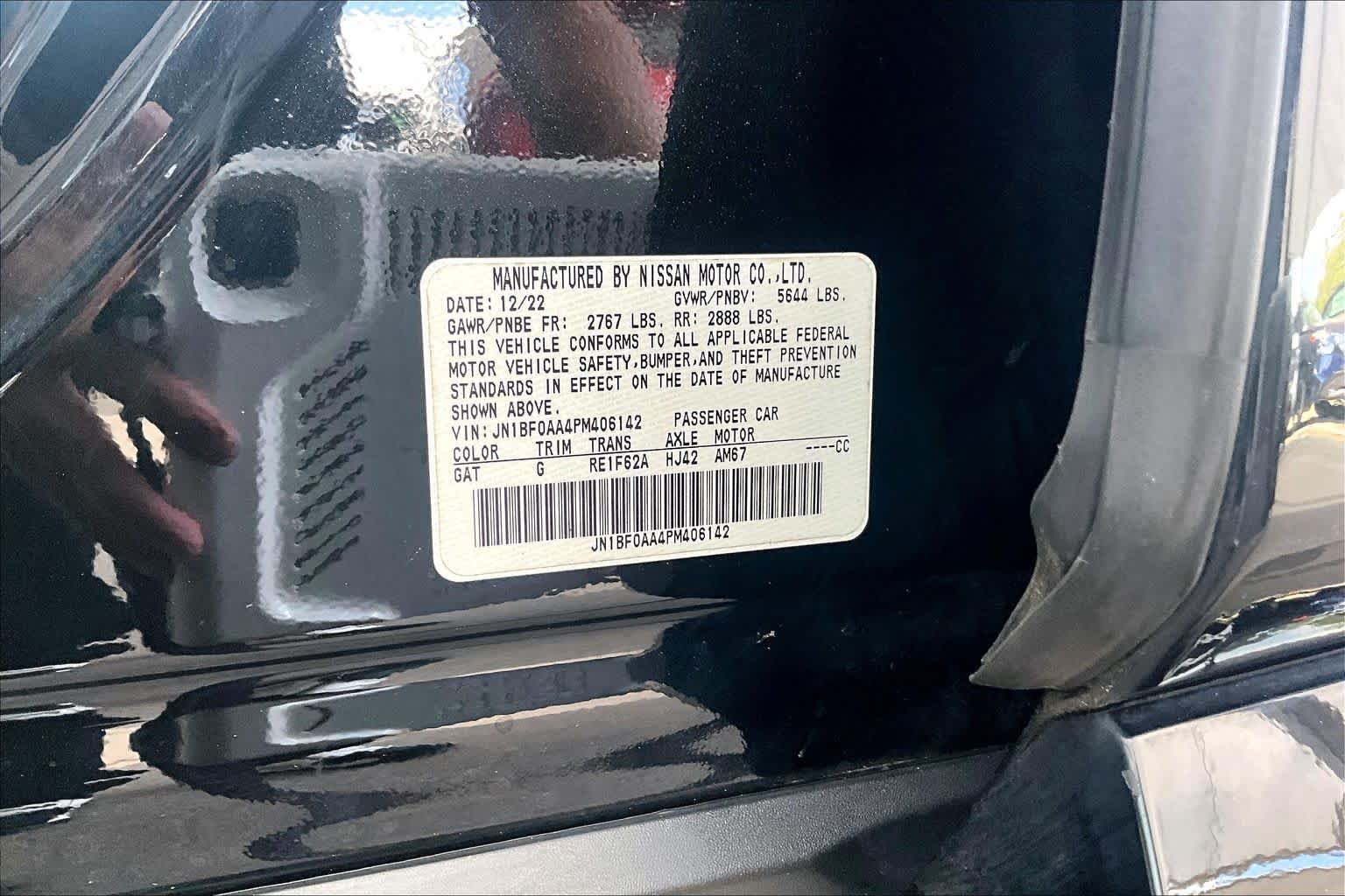 Used 2023 Black Diamond Pearl Nissan VENTURE+ image 32