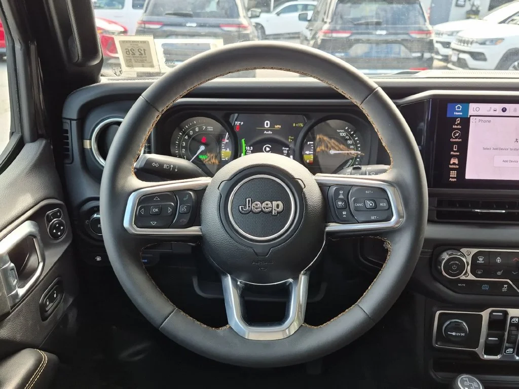 Used 2024 Black Jeep Sahara 4xe image 12