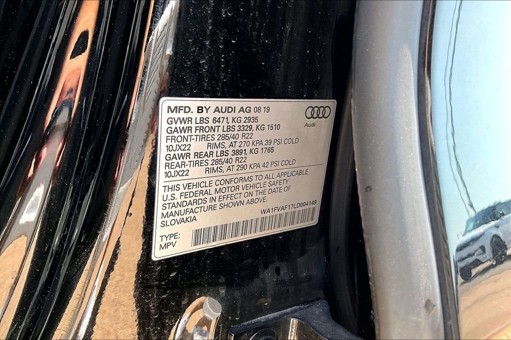 Used 2020 Black Audi 55 Prestige image 35